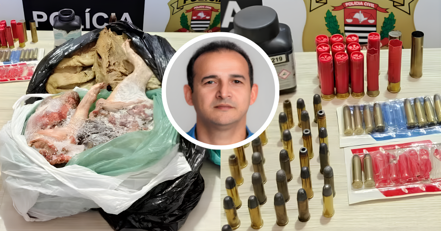 Ex-vereador é detido após polícia encontrar armas e animais mortos em casa em Miracatu