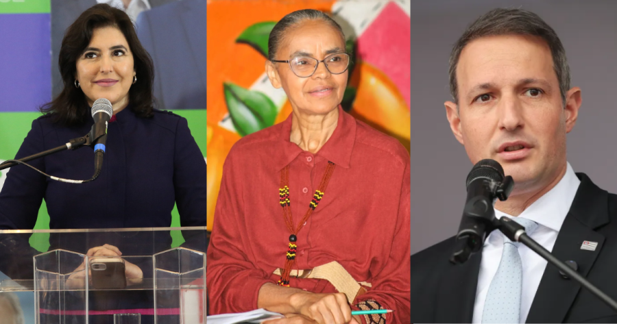 Tebet tem 24%, Marina 23% e Derrite 18% na disputa ao Senado em SP, diz pesquisa