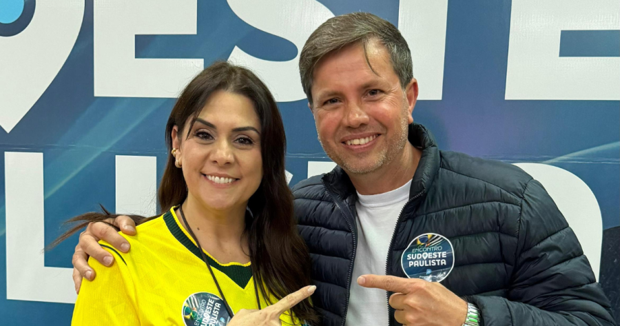 Pré-candidato a deputado estadual, Polaco Moura, recebe apoio de Simone Marquetto
